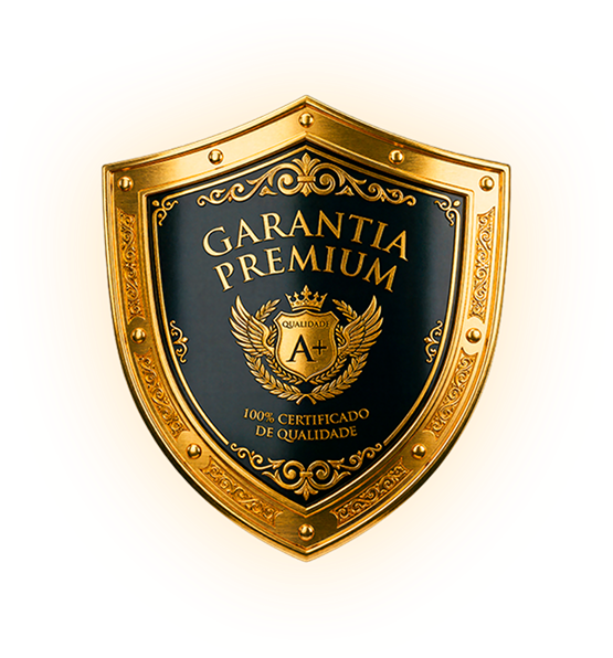 Selo Garantia Premium 100% Certificado de Qualidade
